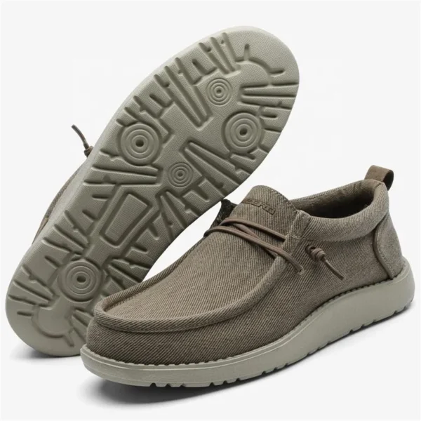 Itazero Spring/Summer Breathable Canvas Casual Sneakers for Men – Anti-Slip Lightweight Shoes - Image 6