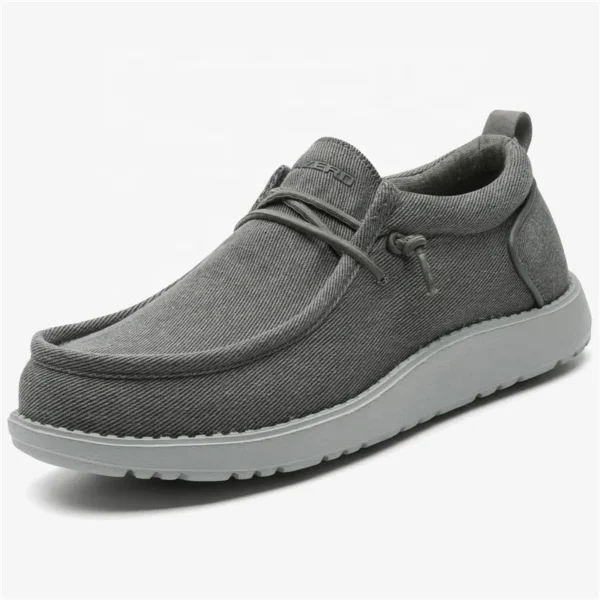 Itazero Spring/Summer Breathable Canvas Casual Sneakers for Men – Anti-Slip Lightweight Shoes - Image 5