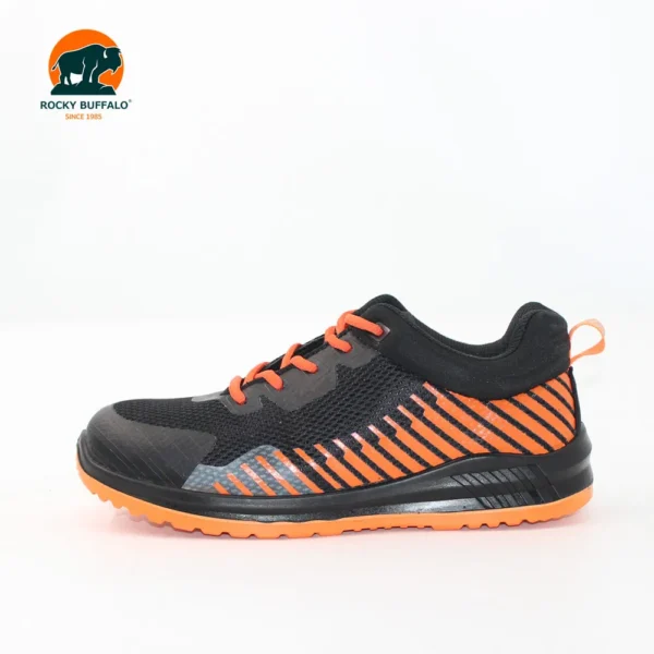 Rocky Buffalo Orange & Black Sport‑Style Steel‑Toe Safety Shoe with PU/PU Outsole - Image 7