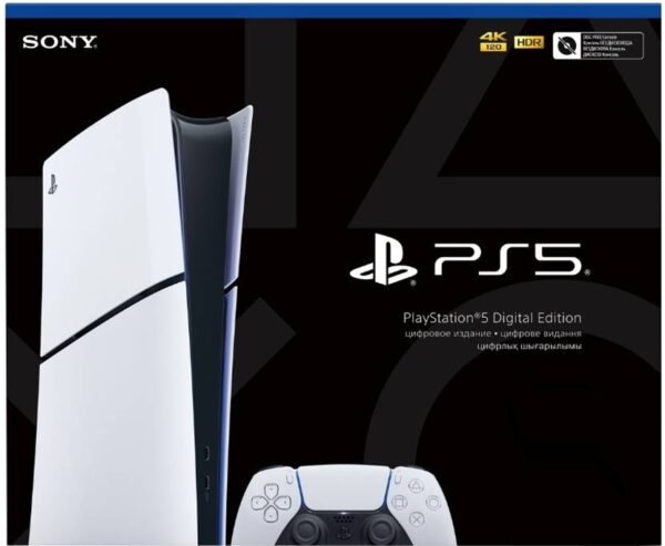 SONY PlayStation®5 Digital Edition (slim) CFI-2008B01 1 TB  (White)