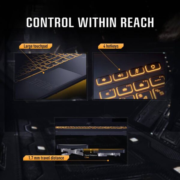 ASUS TUF Gaming F16 (2025) with Office 2024 + M365 Basic*, Intel Core 5 210H - Image 7