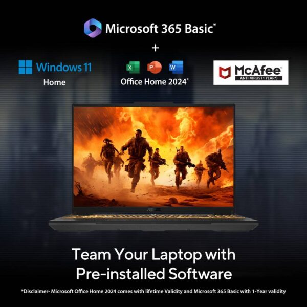 ASUS TUF Gaming F16 (2025) with Office 2024 + M365 Basic*, Intel Core 5 210H - Image 5