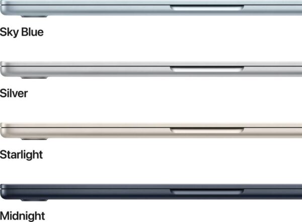 Apple MacBook Air Apple M4 - (16 GB/256 GB SSD/macOS Sequoia) MC6T4HN/A  (13.6 inch, Sky Blue, 1.24 kg) - Image 9