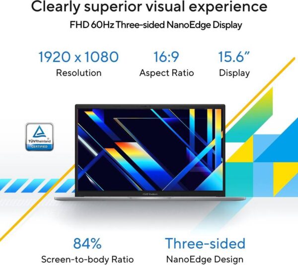 ASUS Vivobook 15, with Backlit Keyboard, Intel Core i5 12th Gen 1235U - Image 8