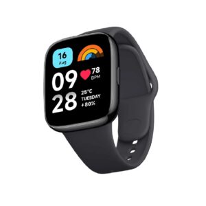 REDMI Watch 3 Active Bluetooth Calling 1.83" Screen, Upto 12 Days Battery Life Smartwatch  (Charcoal Black Strap, Free Size)